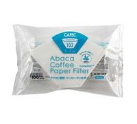 CAFEC Trapezoid 103 | Cup 5-7 | Abaca Trapezoid Paper Filter | AB-103/100W