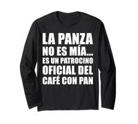 Cafecito Pan Dulce y Chisme, Mexican Slang Spanish Sarcasm Long Sleeve T-Shirt