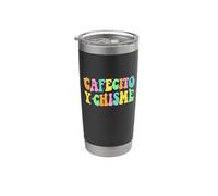 Cafecito Y Chisme Funny Hispanic Spanish Mexican Latino Stainless Steel Insulated Tumbler