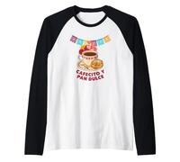 Cafecito y Pan Dulce Cultura Latina Raglan Baseball Tee