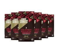 Cafédirect Cauca Valley Colombia Fairtrade Ground Arabica Coffee 200g (Pack of 6)