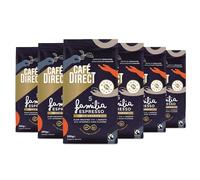 Cafédirect Fairtrade Familia Espresso Whole Bean Coffee 200G (Pack of 6)