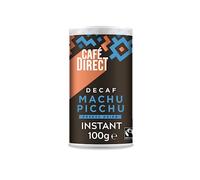 Cafédirect Fairtrade Freeze Dried Instant Machu Picchu Decaf Coffee, 100g, (Pack of 6)