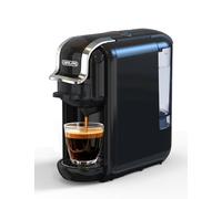 Cafelffe 4 In 1 Capsule Coffee Machine, Hot Cold Brew Multi Capsule Coffee Maker, 19Bar Mini Espresso Machine-4 Adapters with Self Cleaning For Home & Office Use Black