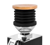 CAFEMASY Single Dose Hopper Bellows Compatible with Eureka Mignon Model Coffee Grinder Clear Bean Hopper with Wood Lid and Air Blower for Cleaning Coffee Grounds