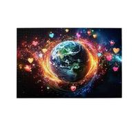 Cafemira 1000 Pcs Adult Wooden Jigsaw Puzzle,Mysterious Planets And Music Notes,Relax And Enjoy The Fun Of Solving Puzzles,Complete With Family Friends,Promote A Warmer Relationship,