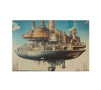 Cafemira 1000 Pcs Animal Wooden Jigsaw Puzzle,Floating Giant Wheels,Adult Puzzles Game,Every Piece Is Unique,Exercise Hands-On Ability And Thinking Patience,Pleasure Both Body And Mind