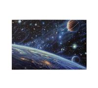 Cafemira 1000 Pcs Wooden Jigsaw Puzzle For Adults,Earth In Space,Ideal For Relaxation And Family Fun,Exercise Hands-On Ability And Thinking Patience,Promote A Warmer Relationship,Stunning Artwork