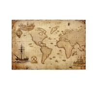 Cafemira 1000 pcs Wooden Jigsaw Puzzle,Middle ages maps,Creative Activity Hobbies for Adults,Every Piece is Unique,Brainstorming for Stress Relief,Exercise your hands on skills,