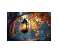 Cafemira 1000 Pcs Wooden jigsaw Puzzles for Adults,A lantern in the autumn forests,Relieve Stress and Enjoy the Fun of Solving,Every Piece is Unique,for Family Recreation and Home Wall Decor