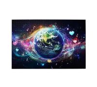 Cafemira 1000 Pcs Wooden Jigsaw Puzzles For Adults,Mysterious Planets And Music Notes,Relax And Enjoy The Fun Of Solving Puzzles,Exercise Hands On Ability And Thinking Patience,Stunning Artwork