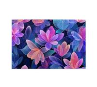 Cafemira 1000 Piece Wooden Jigsaw Puzzle for adults,Colorful and dazzling floral patterns,Exercise Hands-on Ability and Thinking Patience,Challenging Brain Exercise,Complete with family friend,