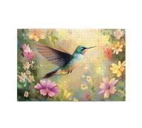 Cafemira 1000 Piece Wooden Jigsaw Puzzle for adults,Rich and Noble Birds in the Flowers,Exercise Hands-on Ability and Thinking Patience,Challenging Brain Exercise,Complete with family and friends