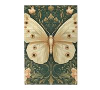 Cafemira 1000 Piece Wooden Jigsaw Puzzle,vintage elegan butterfly,Creative Activity Hobbies for Adults,Relax &Enjoy the Fun 0f Solving,Exercise your hands on skills,Complete with family friends