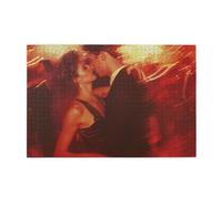 Cafemira 1000 Pieces of Adult Wooden jigsaw Puzzle,Couples on the dance floor Love,Every Piece is Unique,Relieve Stress and Enjoy the Fun of Solving Puzzles,Brain Challenge,for partners & lovers