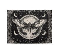 Cafemira 500 pcs Vintage Wooden Jigsaw Puzzle for Adult,Moonlit Moth,Black and white tones,Relieve Stress and Enjoy the Fun of Solving,Exercise your hands on skills,Complete with family friends