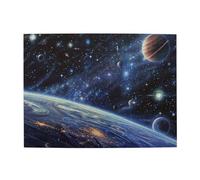 Cafemira 500 Pcs Wooden Jigsaw Puzzle For Adults,Earth In Space,Ideal For Relaxation And Family Fun,Exercise Hands-On Ability And Thinking Patience,Promote A Warmer Relationship,Stunning Artwork