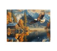 Cafemira 500 Pcs Wooden Jigsaw Puzzles For Adults,Birds Flying In The Sky,Hands On Assembly Of Your Home Decor Wall Art,Party Events To Bring People Closer Together,Challenging Brain Exercise
