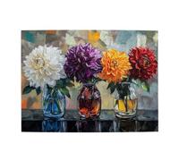 Cafemira 500 Piece Wooden Jigsaw Puzzle For Adults,The Vase Is Adorned With Bright Flowers,Exercise Hands-On Ability And Thinking Patience,Challenging Brain Exercise,Complete With Family Friend,
