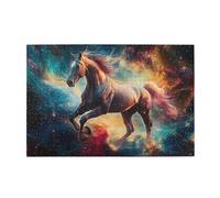 Cafemira Adult Puzzles Game,Horses Running In Fantasy,Wooden Jigsaw Puzzle 1000 Pcs,Relax And Enjoy The Fun Of Solving,Let Your Imagination Run Wild,For Party Game Nights And Family Recreation