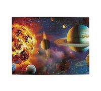 Cafemira Adult Wooden 500 Pcs Jigsaw Puzzle,Mars Collides With Earth,Every Piece Is Unique,Exploratory Hobbies And Challenges,Relieve Stress And Enjoy The Fun Of Solving,Complete With Family