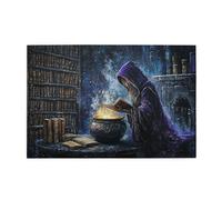 Cafemira Adult Wooden Jigsaw Puzzle 1000 Pcs,Witches And Crucibles,Relax And Enjoy The Fun Of Solving Puzzles,Exercise Hands On Skills And Thinking,Exploratory Hobbies And Challenges