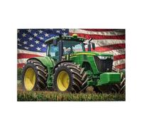 Cafemira Adult Wooden Jigsaw Puzzle 1000 Piece,Farm & Tractors,Relax and enjoy the fun of solving puzzles,Challenging Brain Exercise,Exercise your hands on skills,Complete with family and friends