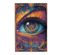Cafemira An Artistic Representation Of The Eye,1000 Pieces Wooden Jigsaw Puzzle For Adults,Relieve Stress& Enjoy The Fun Of Solving,Hands On Assembly Of Your Home Decor Wall Art,Stunning Artwork