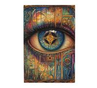 Cafemira An Artistic Representation Of The Eye,Adult Wooden Jigsaw Puzzle 1000 Piece,Exercise Hands On Skills And Thinking,Party Events To Bring People Closer Together,Pleasure Both Body And Mind