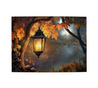 Cafemira Autumn Woods & Lantern,500 Piece Wooden Jigsaw Puzzle,Creative Activity Hobbies for Adults,Relax &Enjoy the Fun 0f Solving,Exercise your hands on skills,challenge to yourself