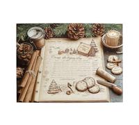 Cafemira Classics Wooden Jigsaw Puzzle 500 pcs,for Adults,retro Christmas illustrations,Relax and Enjoy the Fun of Solving,Exercise your hands on skills,pleasure both body and mind