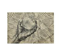 Cafemira Hold the hand of the crystal ball,Wooden Jigsaw Puzzle 1000 pcs,Adult puzzles game,Every Piece is Unique,Relieve Stress and Enjoy the Fun of Solving Puzzles,Complete with family friends