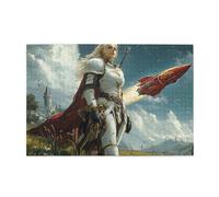 Cafemira Jigsaw Puzzle 1000 Pcs,Knight'S War,Adult Wooden Puzzles Are Suitable For Home Decoration,Challenging Brain Exercise,Relax And Enjoy The Fun Of Solving,Complete With Family And Friends