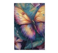 Cafemira Jigsaw Puzzle 1000 Piece,Exquisite Butterfly With Dewdrops,Adult Wooden Puzzles Game,Relax And Enjoy The Fun Of Solving,Exercise Your Hands On Skills,Gift For Insect Lovers,