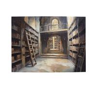 Cafemira Jigsaw Puzzle 500 pcs,an ancient library interior,Adult Wooden puzzles game,Relieve Stress and Enjoy the Fun of Solving,Use your imagination to the fullest,Complete with family friends