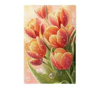 Cafemira Jigsaw Puzzle For Adults 1000 Pcs,A Bundle Of Bright Lilies,Exquisite Wooden Puzzles,Relieve Stress And Enjoy The Fun Of Solving,Exercise Hands-On Ability And Thinking Patience