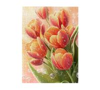 Cafemira jigsaw Puzzle for Adults 500 Pcs,A bundle of bright lilies,Exquisite Wooden Puzzles,Relieve Stress and Enjoy the Fun of Solving,Exercise Hands-on Ability and Thinking Patience