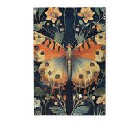 Cafemira Medieval Style Butterfly,1000 Piece Wooden Jigsaw Puzzle for Adult,Ornate Gothic Insect Artwork,Exercise Hands on Skills and Thinking,Enjoy the Puzzle Solving Process,Gifts for Friends