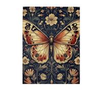 Cafemira Vibrant Exquisite butterflies Jigsaw Puzzle 500 Piece,Adults Wooden puzzles,Relieve Stress & Enjoy the Fun of Solving,Complete with family and friends,gift for insect Lovers