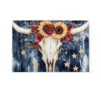 Cafemira Wooden Jigsaw Puzzle 1000 pcs,Ram Skull Still Life,Adult puzzles game,Exercise Hands on Ability and Thinking Patience,Relax and Enjoy the Fun of Solving,Complete with family and friends