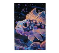 Cafemira Wooden Jigsaw Puzzle 1000 Pcs,Strange Fish From Deep Sea Organisms,Adult Puzzles Game,Relieve Stress And Enjoy The Fun Of Solving Puzzles,For Entertaining With Family During Holidays