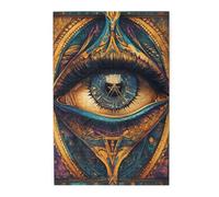 Cafemira Wooden Jigsaw Puzzle 1000 Piece For Adult,An Artistic Representation Of The Eye,Relieve Stress And Enjoy The Fun Of Solving,Exercise Your Hands On Skills,Complete With Family And Friends