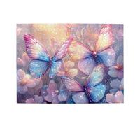 Cafemira Wooden Jigsaw Puzzle 500 pcs,Dreamlike Butterflies,Impossible Hard Difficult Challenging Puzzles for Adults,Relax and Enjoy the Fun of Solving,Complete with family and friends