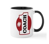 CafePress #1 Coach Mug 11 oz (325 ml) Ceramic Coffee Mug