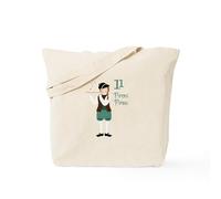 CafePress 11 Pipers Piping Tote Bag Natural Canvas Tote Bag, Reusable Shopping Bag