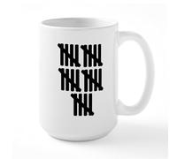 CafePress 25Th Birthday Large Mug 15 oz (444 ml) Ceramic Coffee Mug