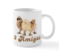 CafePress 3 Amigos Chicks Mug 11 oz (325 ml) Ceramic Coffee Mug