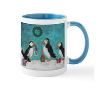 CafePress A Puffin Christmas Mug 11 oz (325 ml) Ceramic Coffee Mug