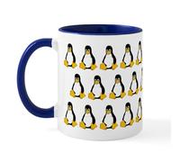 CafePress A Ton of Tux Mug 11 oz (325 ml) Ceramic Coffee Mug