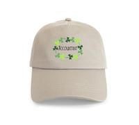CafePress Accountant Shamrock Oval Cap Unique Adjustable Baseball Hat Khaki